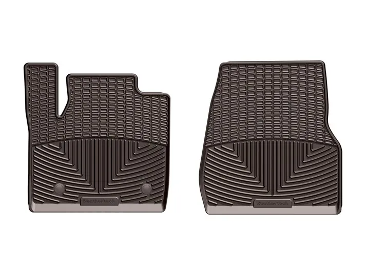 2017-2026 Ford F250 & F350 Regular Cab WeatherTech All Weather Front Floor Mats Cocoa | W407CO