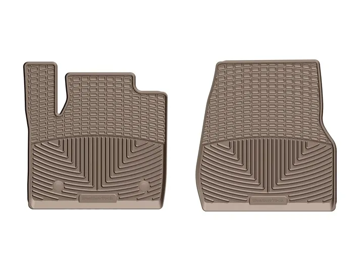 2017-2026 Ford F250 & F350 Regular Cab WeatherTech All Weather Floor Mats Tan | W407TN
