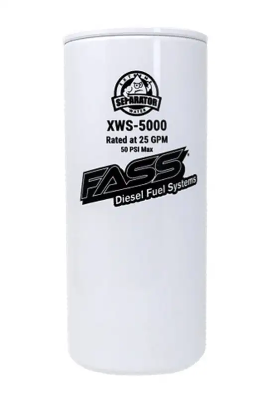 FASS Fuel Systems 1-12" Transfer Tank Filter Extreme Water Separator