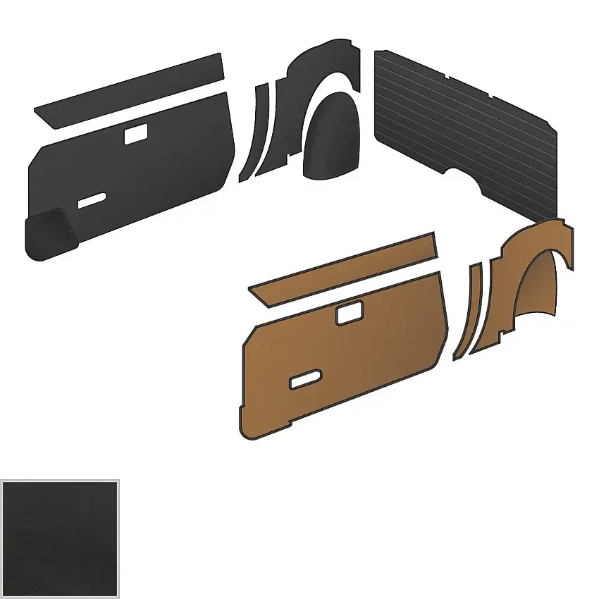 Black Panel Kit by Moss Handcrafted Upholstery