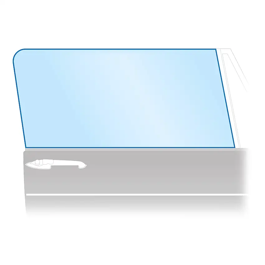 Sunbeam Door Glass for Apline, Tiger
