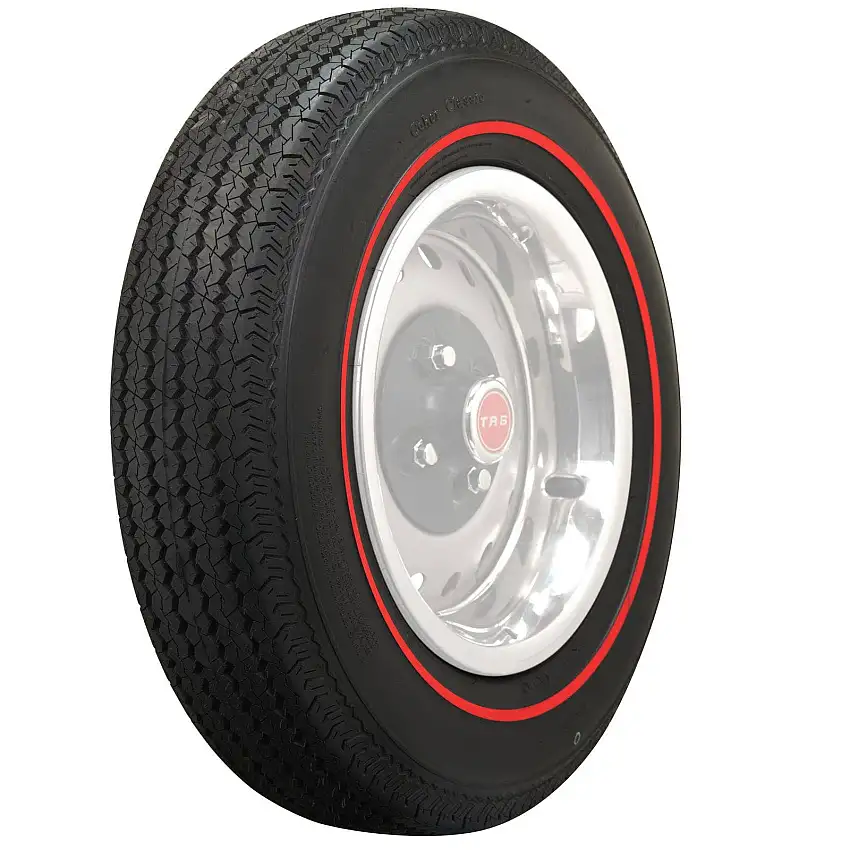 Coker Classic 3/8" Redline 185R15 Tire