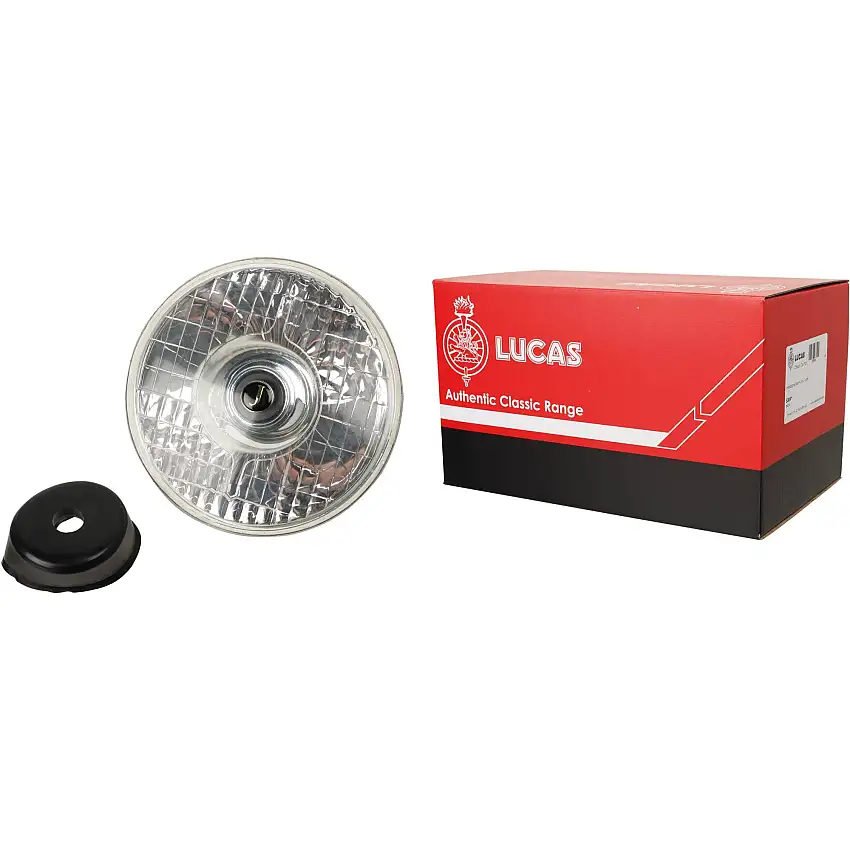 Headlamp, 7", by Lucas Classic