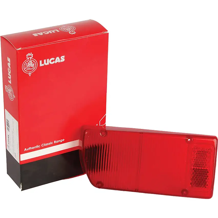 Tail Light Lens, L/H, by Lucas Classic