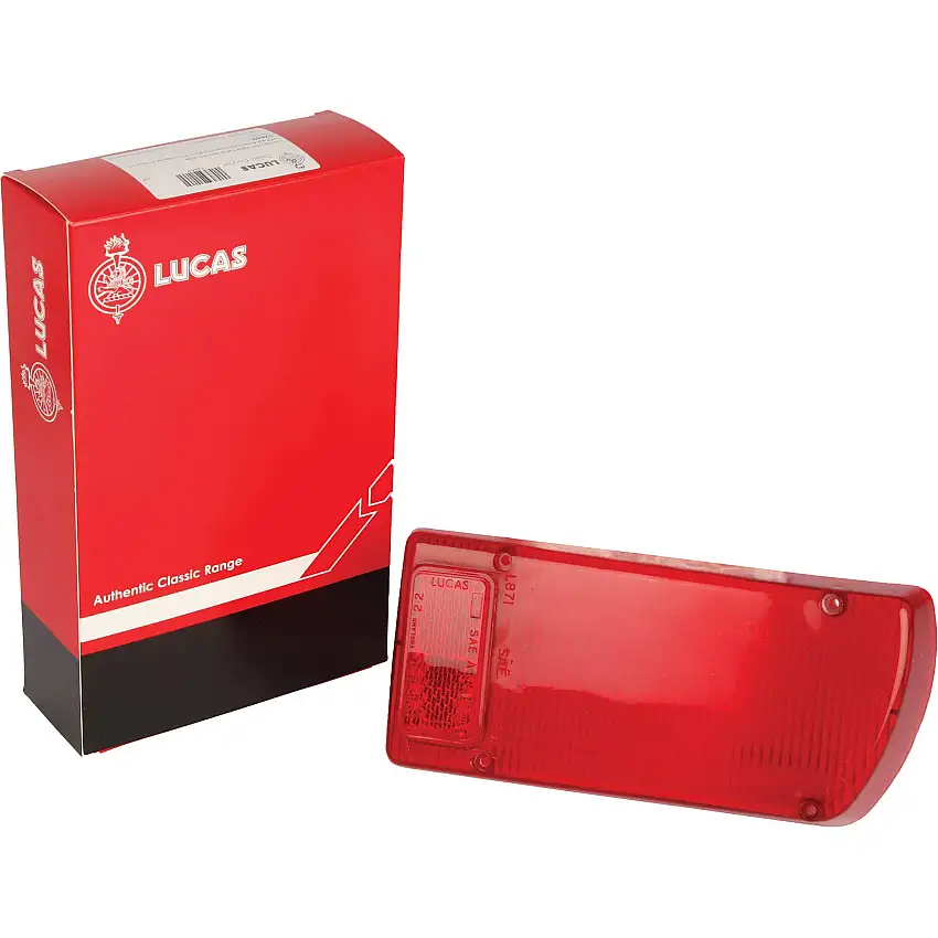 Tail Light Lens, R/H, by Lucas Classic