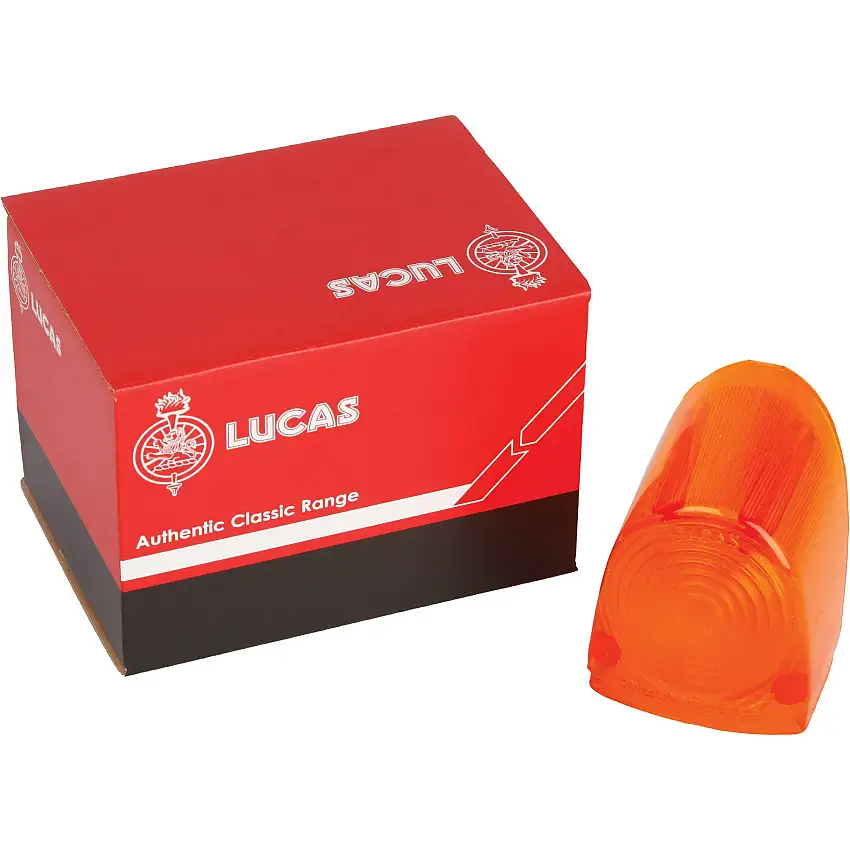 Tail Lamp Lens, Upper, Amber, by Lucas Classic