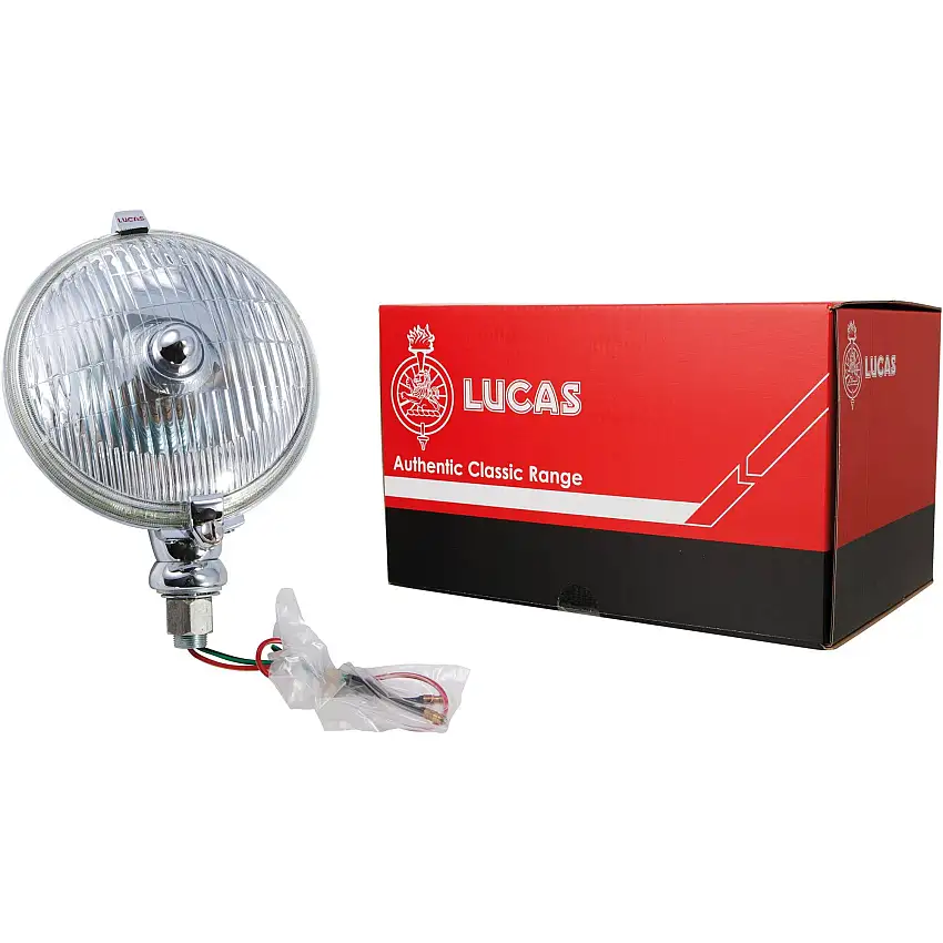 Foglamp, Clear Fluted Lens, by Lucas Classic