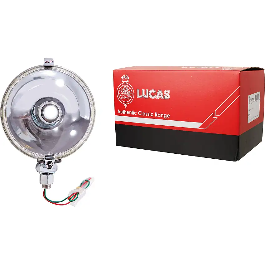Driving Lamp, Clear Lens, by Lucas Classic