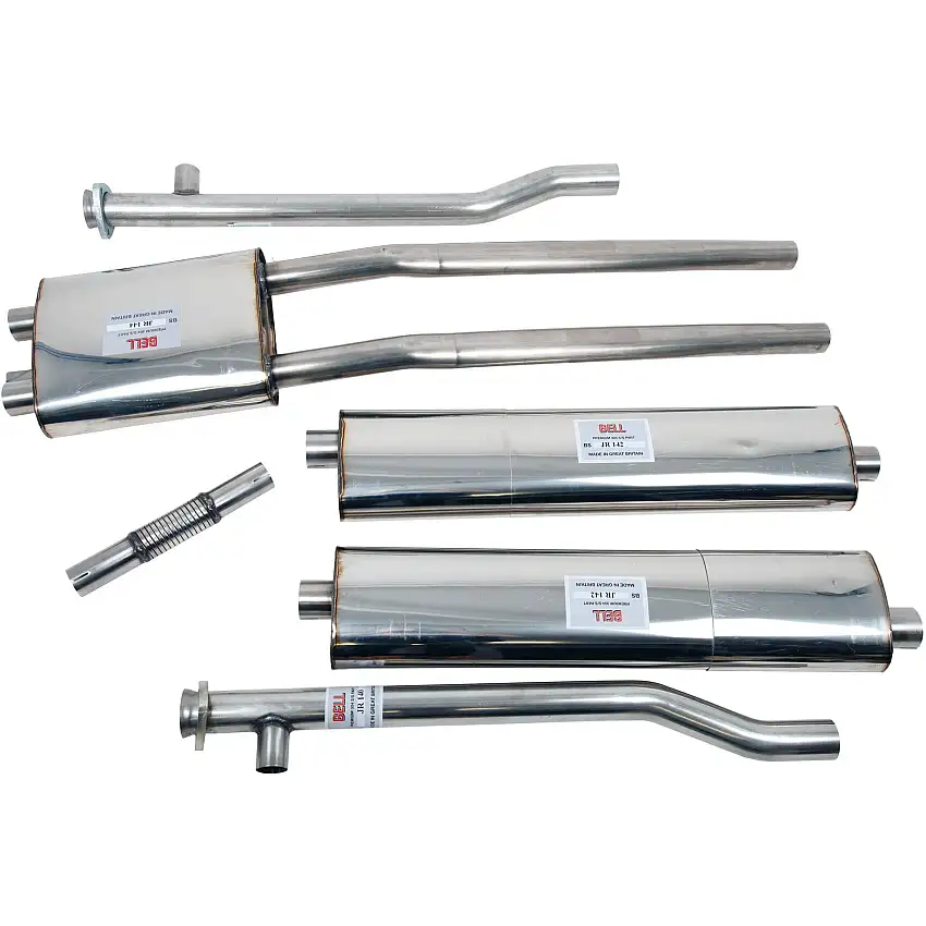 Stainless Steel Sport Exhaust System, Dual Outlet by Bell Exhaust