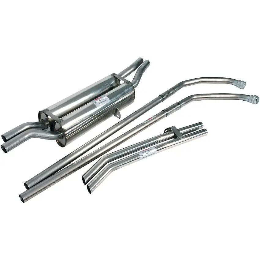 Stainless Steel Standard Exhaust System, Dual Outlet by Bell Exhaust 009-754