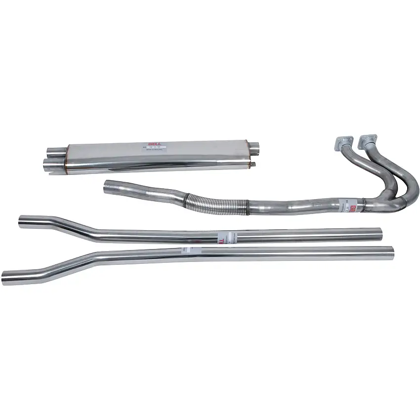 Stainless Steel Sport Exhaust System, Dual Outlet by Bell Exhaust 009-765
