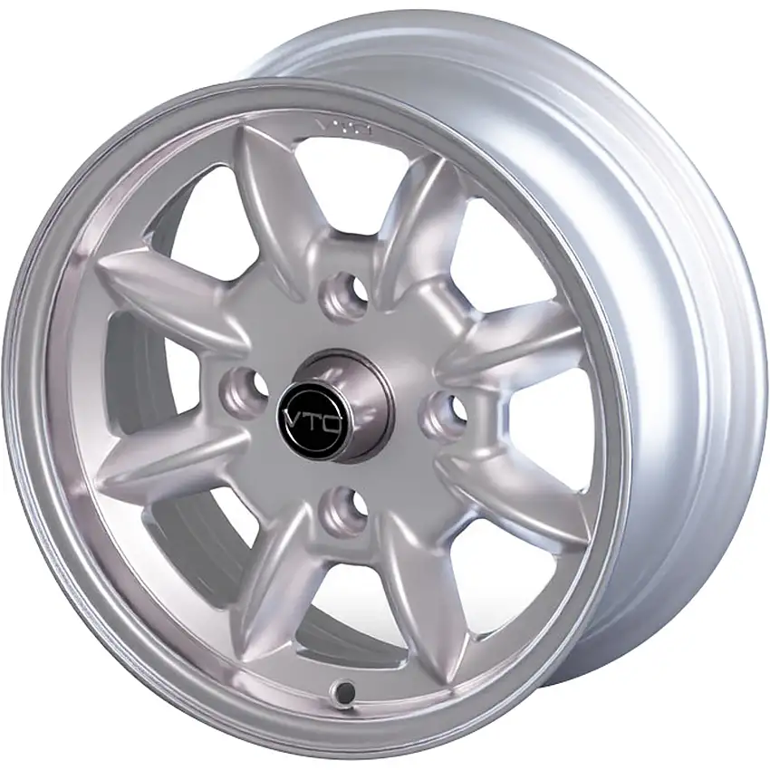 Classic 8 by VTO Wheels , 13 X 5.5, Silver