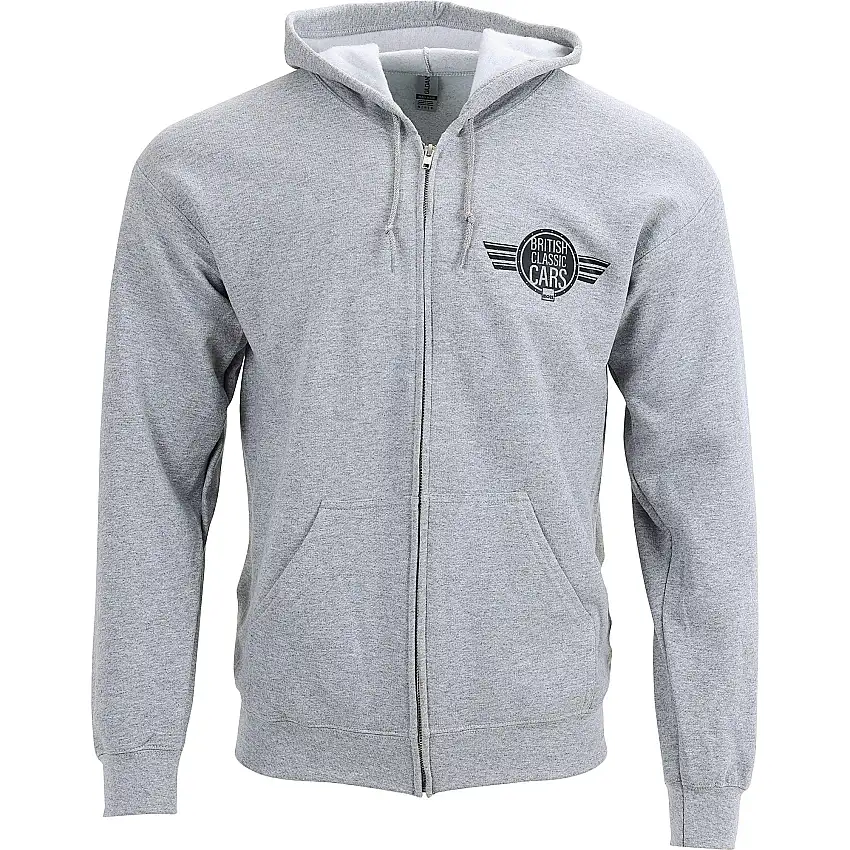 British Classic Cars Zipped Hoodie