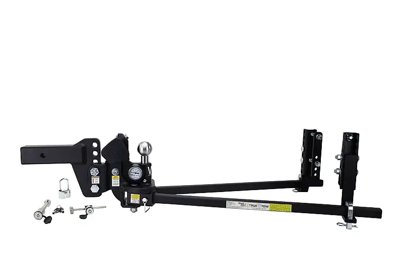 Weigh Safe TrueTow Heavyweight WDH - 4" Drop, 2" Shank - 22,000 GTW w/Lock Set TTHW4-2XL-SET