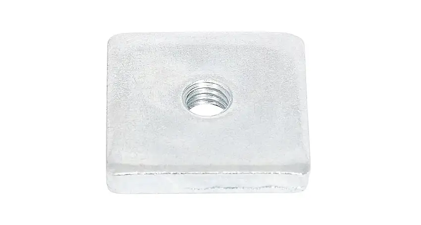 Rhino-Rack N068-BP M6 24mm x 24mm x 4mm NUT (GALVANISED) (4 PACK)