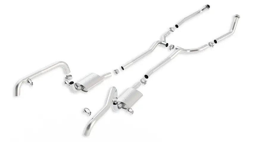 Borla 100414 Header & Manifold-Back Exhaust System - S-Type