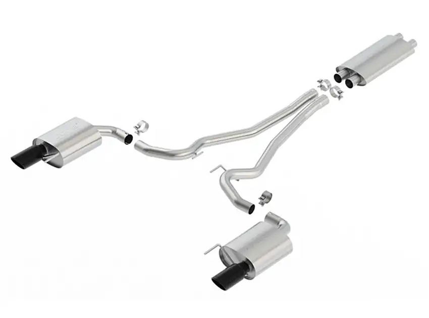 Borla 1014040BC Cat-Back Exhaust System - EC-Type - Touring