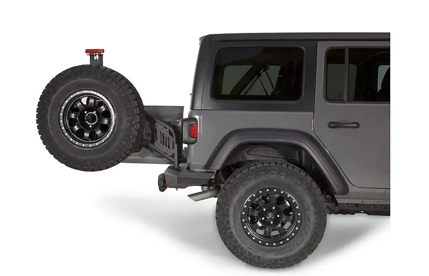 Warn 102255 Spare Tire Carrier Steel Construction