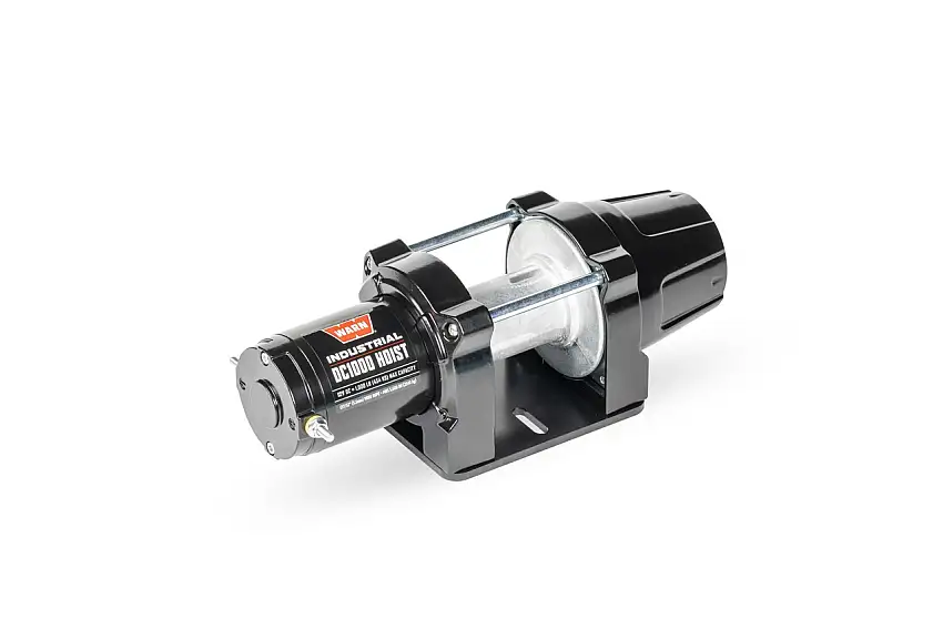Warn 105151 1000lb 12V Vehicle-Mounted Hoist Short Drum