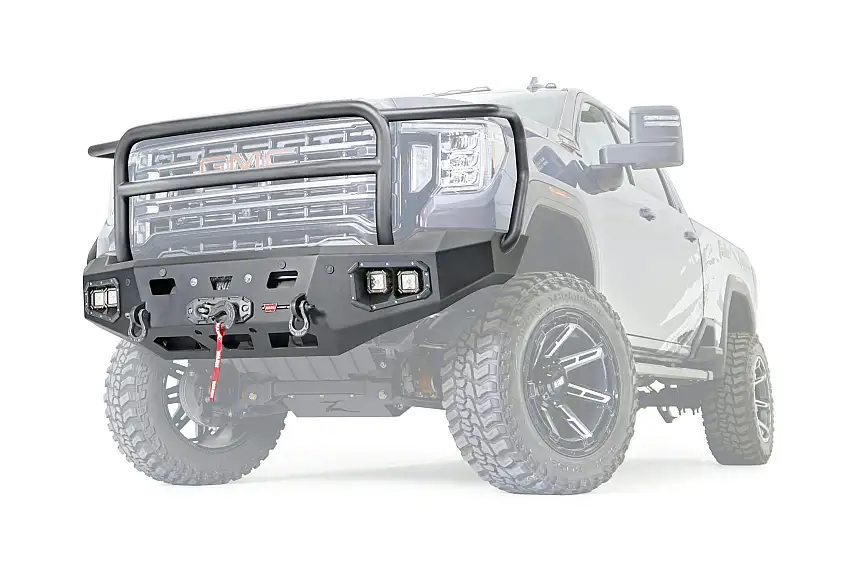WARN 107178 ASCENT HD BUMPER GMC 2500/3500 WITH FULL GUARD