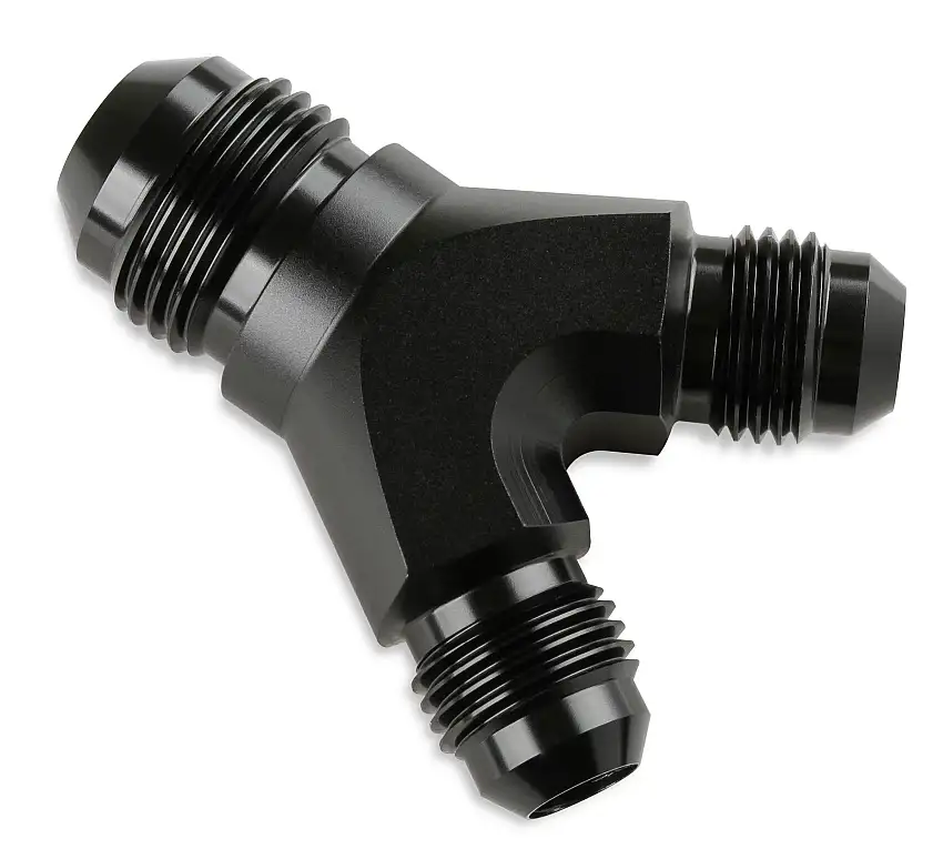Mr. Gasket 1086-BL Y ADAPTER -8 -6 -6 BLACK