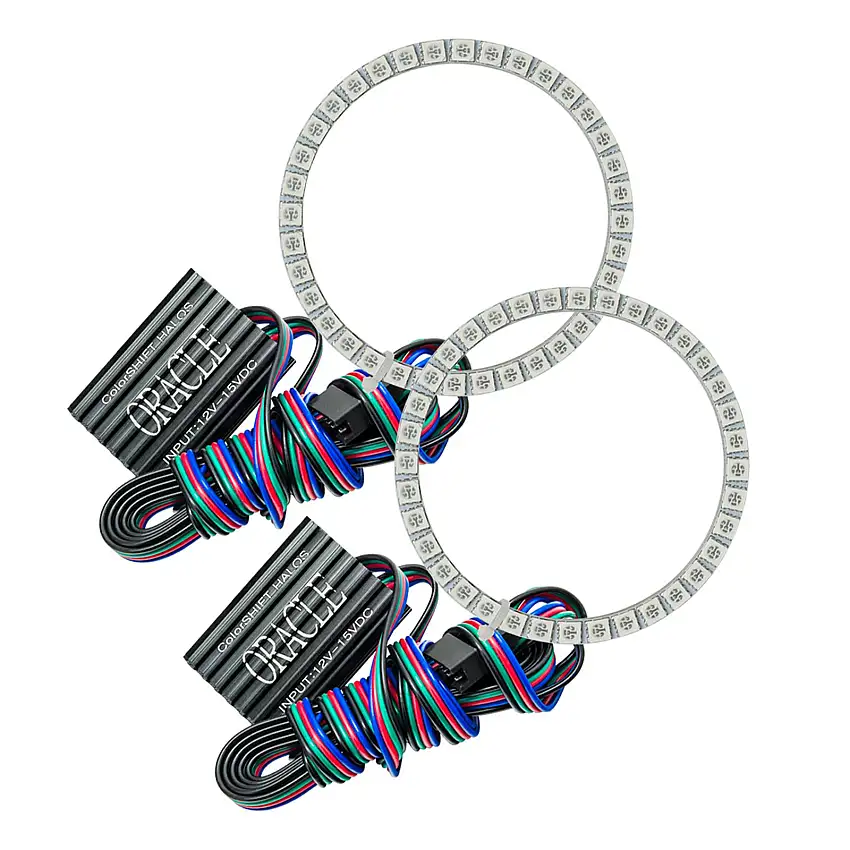 Oracle Lighting 1101-333 LED Fog Halo Kit, ColorSHIFT