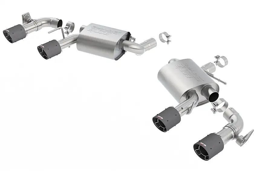 Borla 11924CF Axle-Back Exhaust System - S-Type
