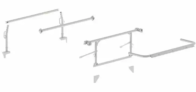 Holman (formerly Kargo Master) 12004W The Pro Rack Leg & Crossbar Kit