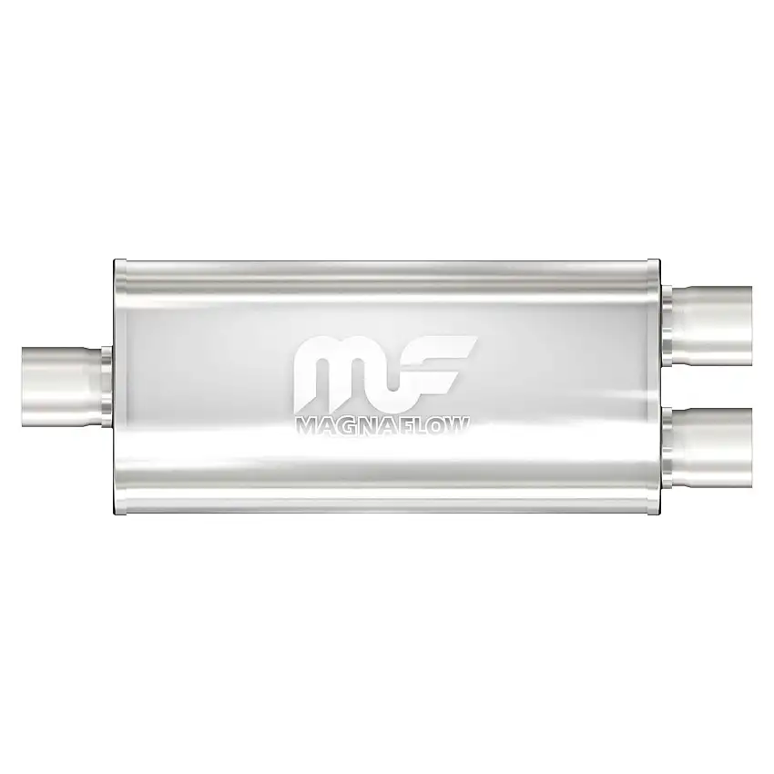 MagnaFlow Exhaust Products 12251 Straight-Through Performance Muffler; 2.25in. Center/Dual; 5x18x8 Body