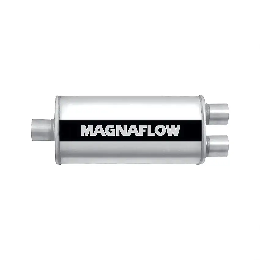 MagnaFlow Exhaust Products 12268 Straight-Through Performance Muffler; 2.5in. Center/Dual; 5x18x8 Body