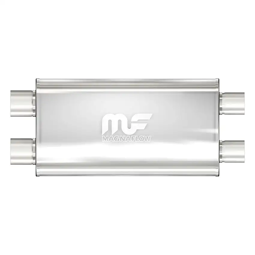 MagnaFlow Exhaust Products 12568 Straight-Through Performance Muffler; 2.5in. Dual/Dual; 5x22x11 Body