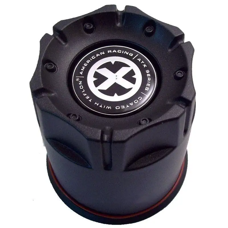 American Racing 1327006018 - ATX Series 3.27" Push Through Plastic Center Cap - Black