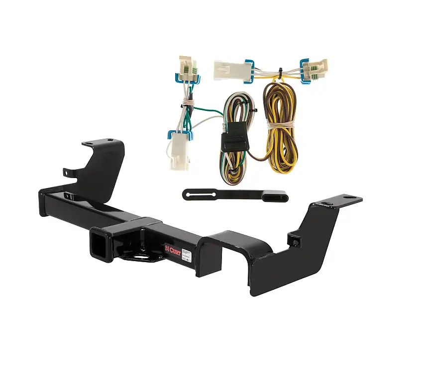 02 - 07 Buick Rendezvous Curt 2", Class 3 Trailer Tow Hitch + 4-flat Wiring Kit 13469