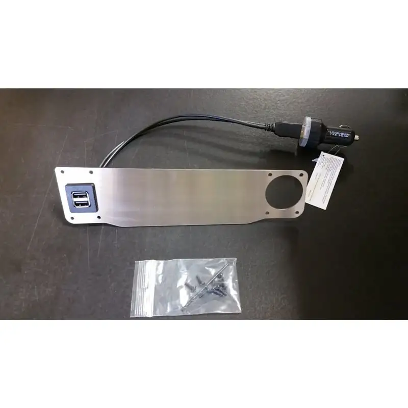 Longhorn Fab Shop Center Console Switch Panel (Dual USB Charger) 01-07 6.6L GM Duramax