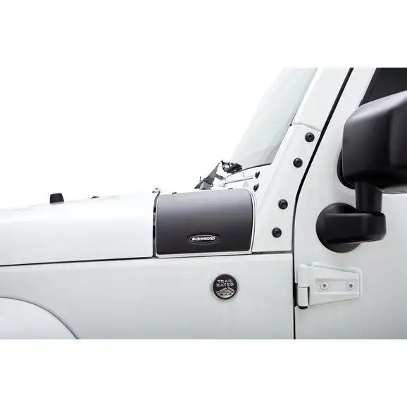 Bushwacker Cowl Covers In Matte Black For 2007-18 Jeep Wrangler JK 2 Door & Unlimited 4 Door Models