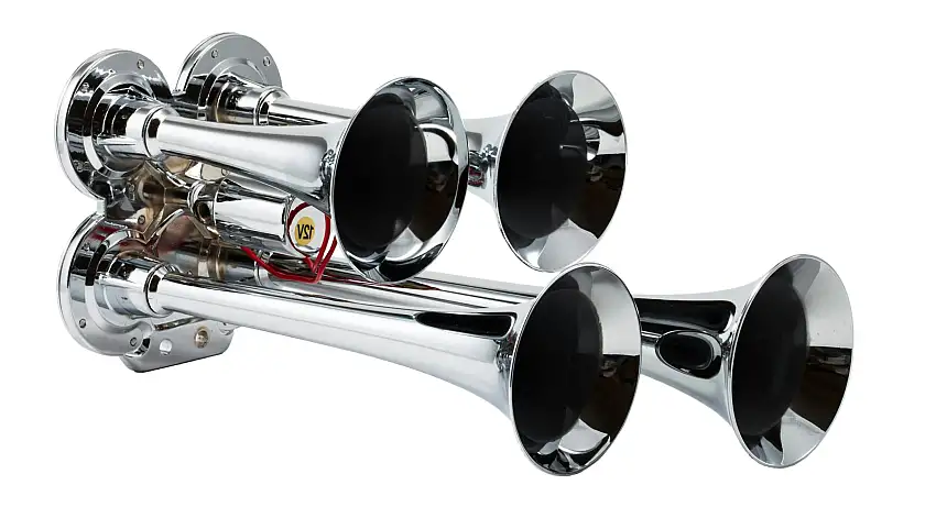 Kleinn Automotive Air Horns 141 Chrome Quad Horn