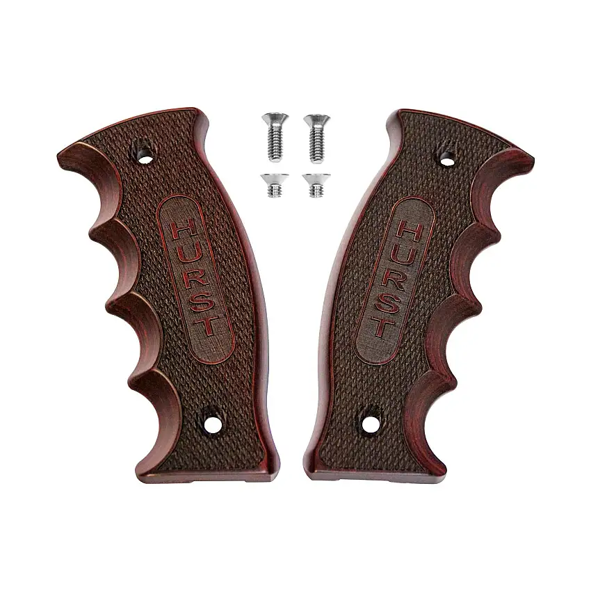 Hurst 1539000 Hurst Replacement Pistol Grip Side Grip Plates in Rosewood