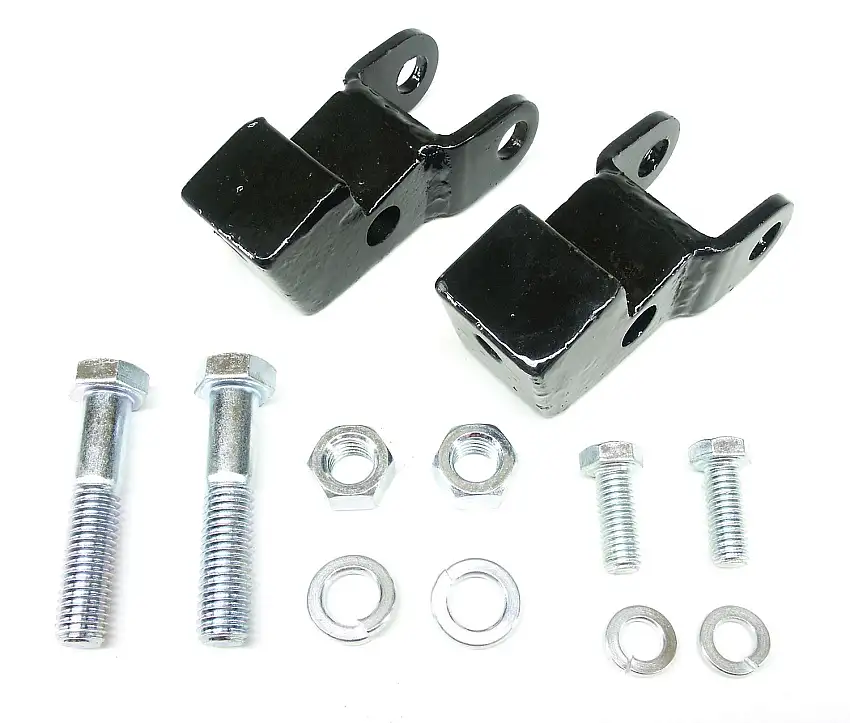TeraFlex Rear Lower Shock Extension Kit For 1997-06 Jeep Wrangler TJ & TLJ Unlimited Models 1544790
