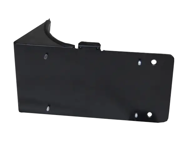 Warrior Products Side Mount License Plate Bracket w/LED For Jeep Wrangler JK with Warrior LED Rear Corners 1564
