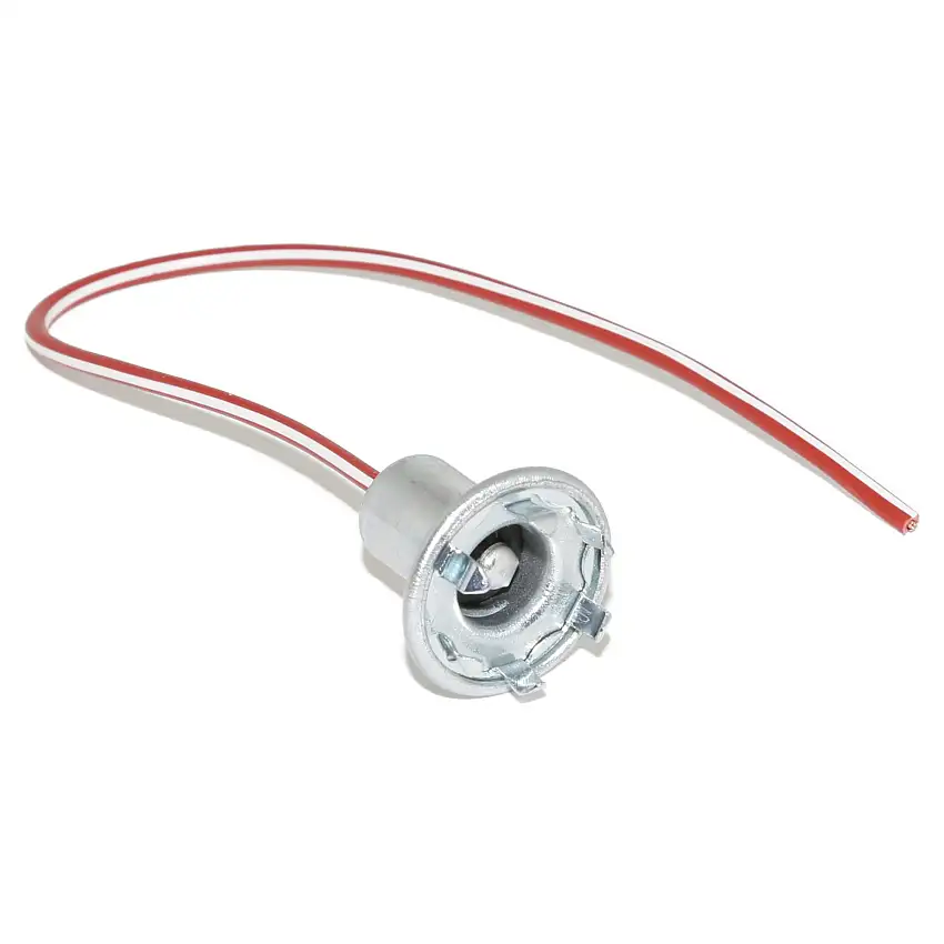 BULB HOLDER, single cable, self grounding, screw in bulb