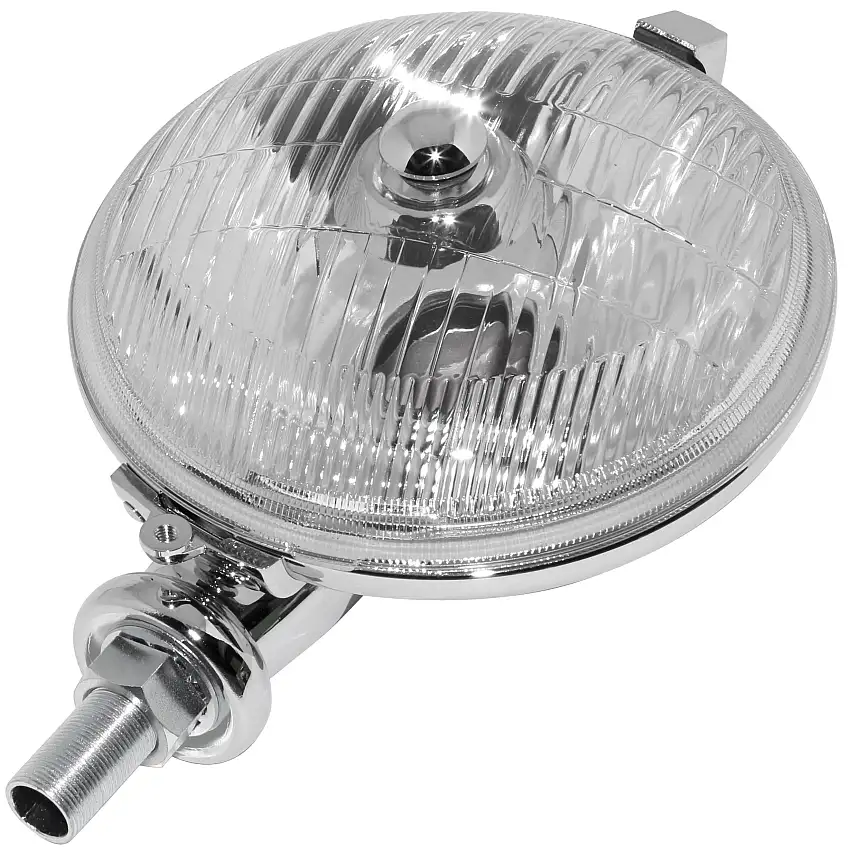Post mount Fog Lamp with fluted lens
