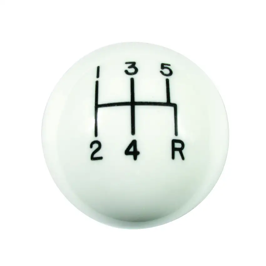 Hurst 1630025 Hurst Shift Knob - 5-Speed Pattern - White