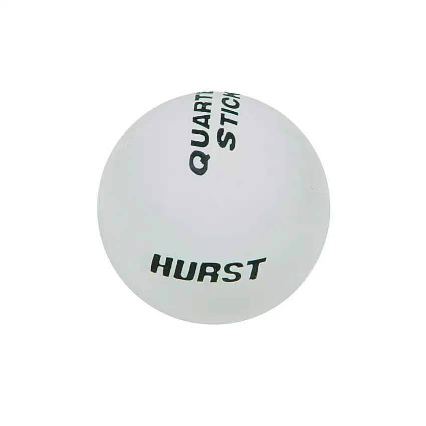 Hurst 1631036 Hurst Shift Knob - Quarter Stick - White