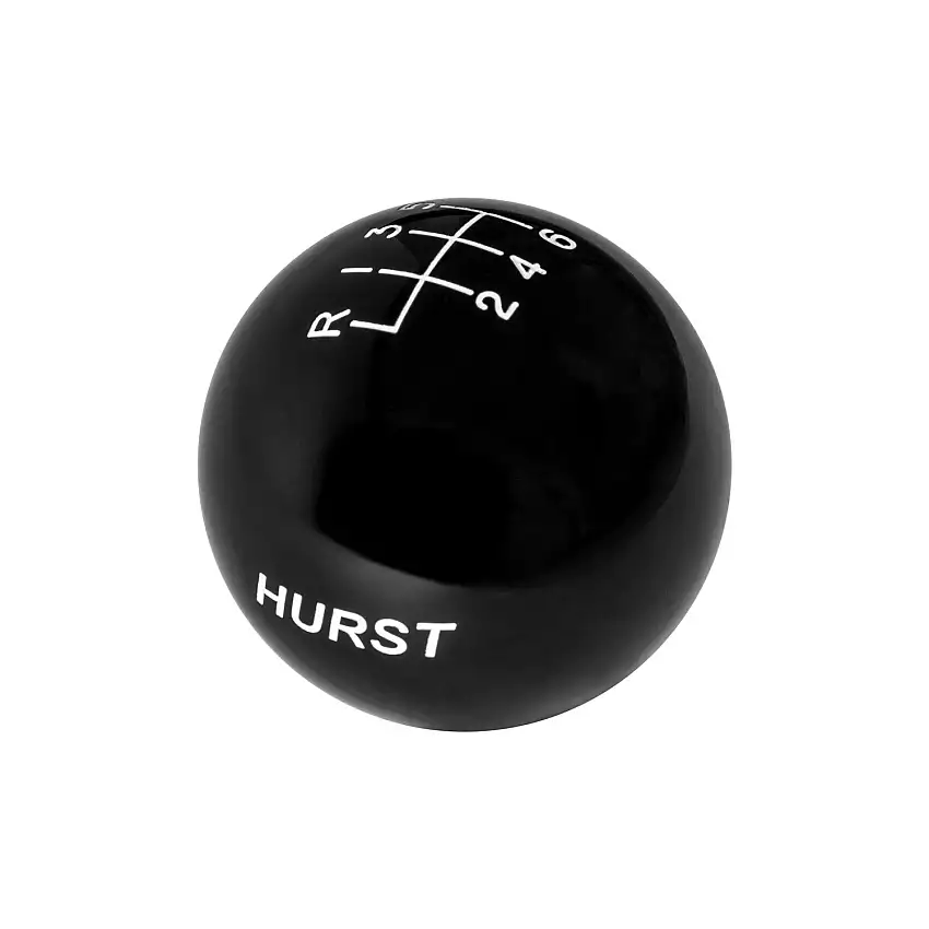 Hurst 1631225 Hurst Shift Knob - 6-Speed - Black - Ford