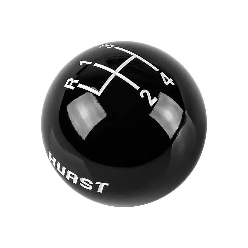 Hurst 1637627 Hurst Shift Knob - 4-Speed - Black