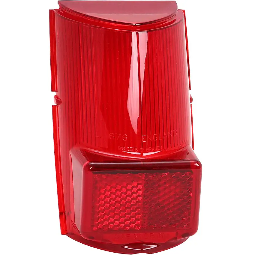 Lens, stop/tail, red, bottom, Aftermarket