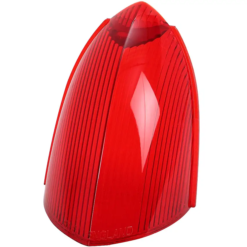 Lens, flasher, red, top, Aftermarket