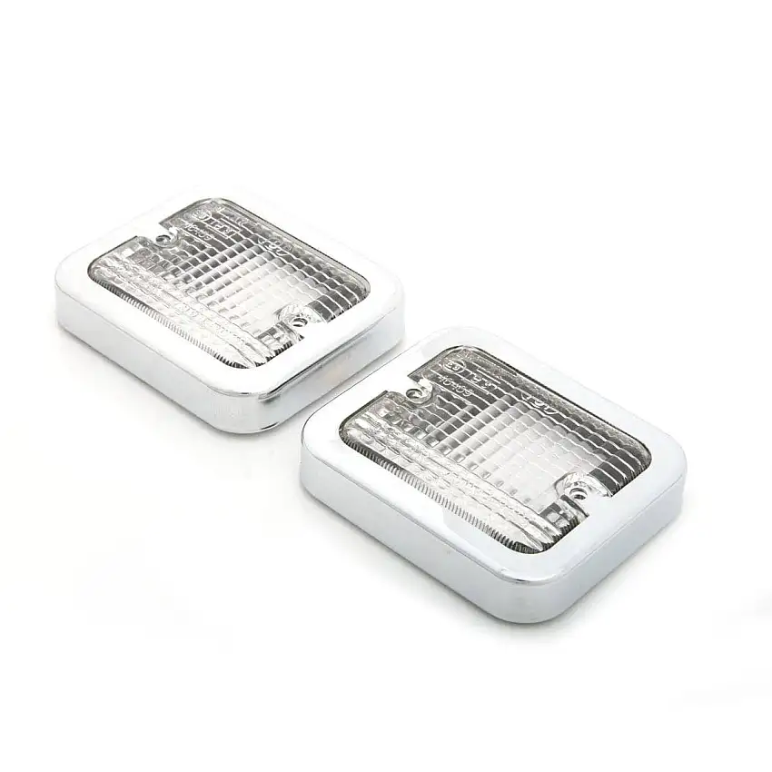 Chrome Reverse Lamp Rim & Lens Set