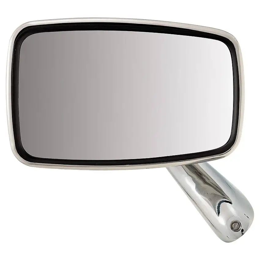 DOOR MIRROR, stainless steel, left, convex, TEX brand