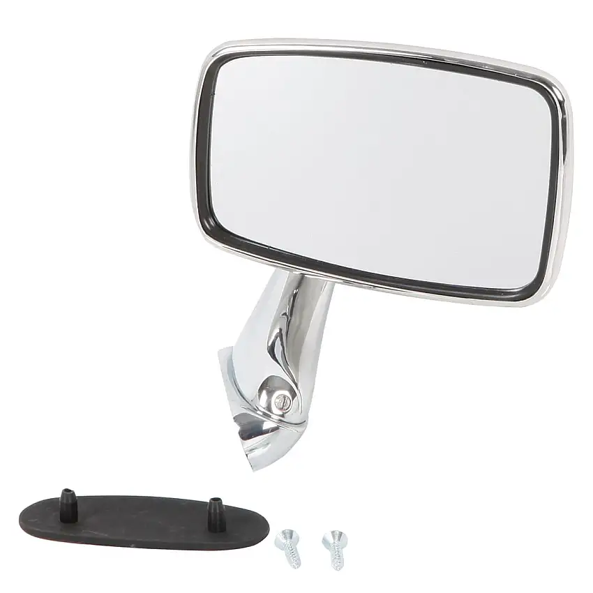 MIRROR, convex, stainless steel, right